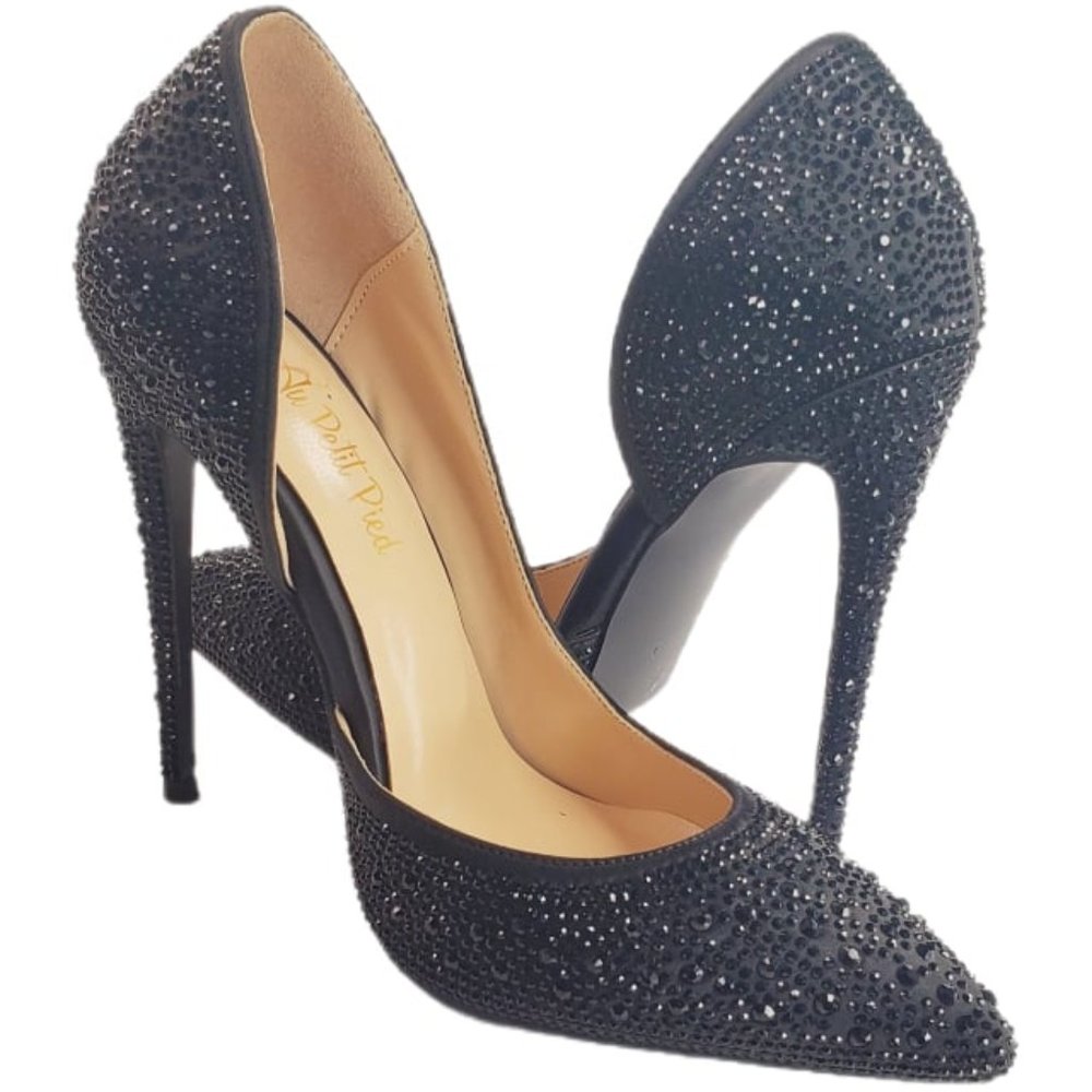 Rhinestone heels